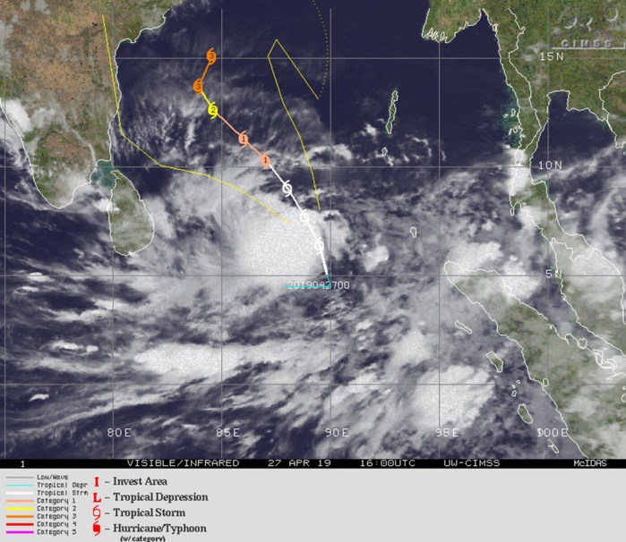 TC 01B: WARNING 3/JTWC TC 01B: WARNING 3/JTWC