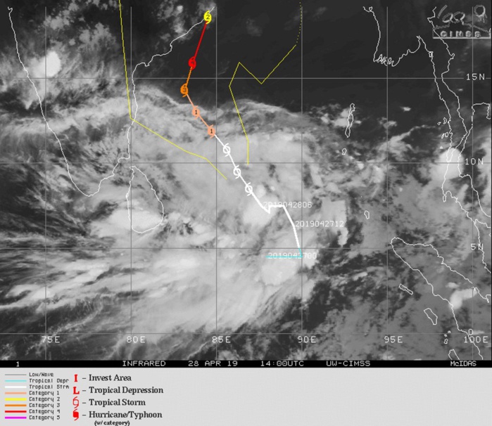 FORECAST TO BE A CATEGORY 4 CYCLONE IN 96HOURS