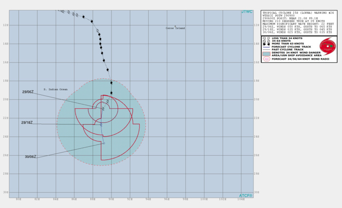 WARNING 24/JTWC WARNING 24/JTWC