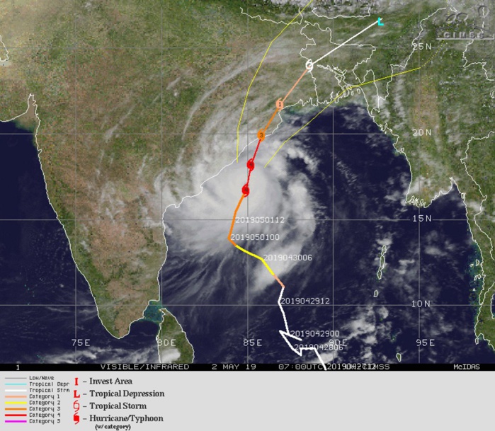 Powerful and dangerous cyclone FANI(01B) category 4 US, is a huge potential threat to the Brahmapur/Puri/Bhubaneswar area(VIDEO) Powerful and dangerous cyclone FANI(01B) category 4 US, is a huge potential threat to the Brahmapur/Puri/Bhubaneswar area(VIDEO)