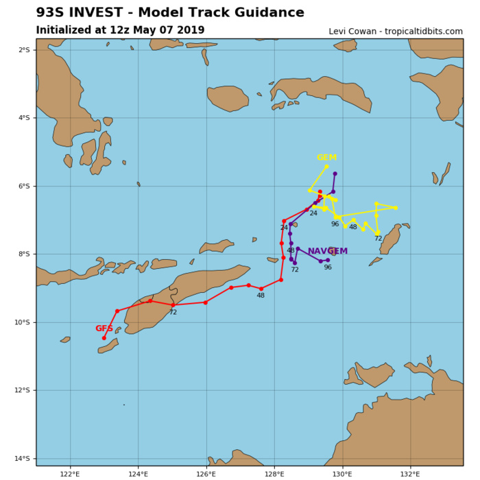 GUIDANCE(MODELS) FOR INVEST 93S GUIDANCE(MODELS) FOR INVEST 93S