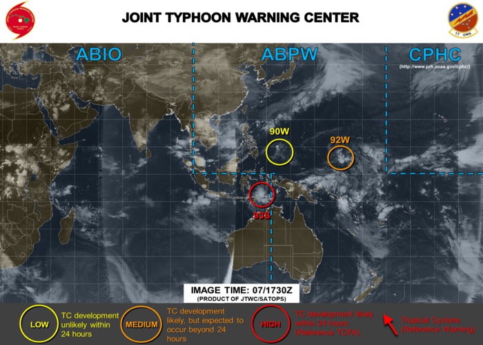 02AM(PH)/18UTC : 90W and 92W updated positions : 92W still likely to develop next 48/72hours 02AM(PH)/18UTC : 90W and 92W updated positions : 92W still likely to develop next 48/72hours