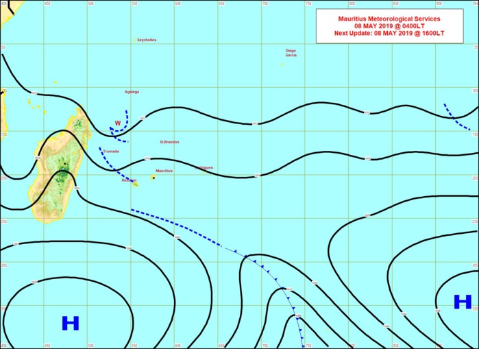 Carte établie à 4heures. MMS Carte établie à 4heures. MMS