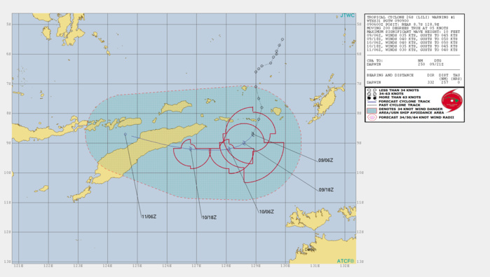 WARNING 1/JTWC