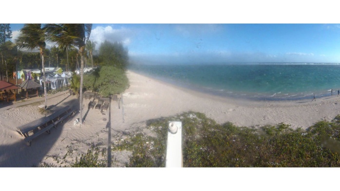 Photo prise par la webcam de Trou d'Eau à 16h30. Photo prise par la webcam de Trou d'Eau à 16h30.