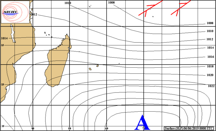 Analyse de la situation en surface ce matin. MTOTEC Analyse de la situation en surface ce matin. MTOTEC
