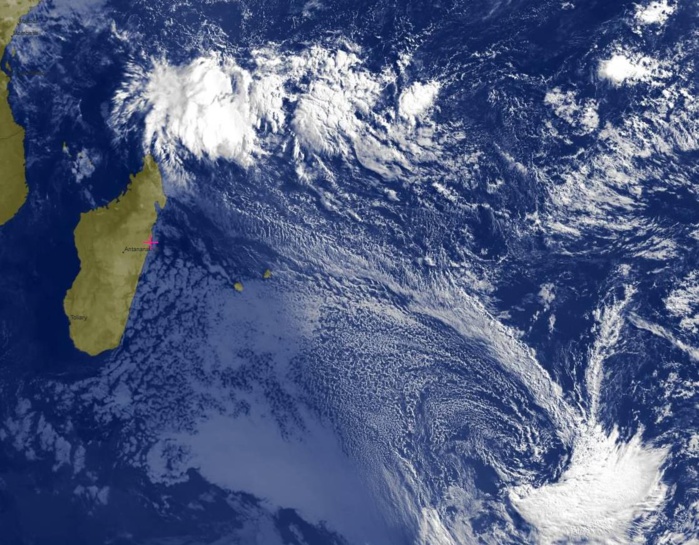 Notre zone vue par le satellite Météosat à 7heures.