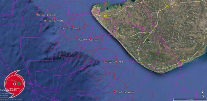 FORECAST TO TRACK NEAR PORBANDAR IN 24/36H FORECAST TO TRACK NEAR PORBANDAR IN 24/36H