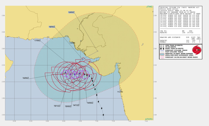 WARNING 15/JTWC WARNING 15/JTWC
