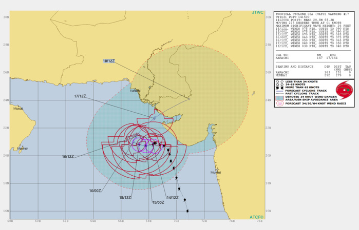 WARNING 17/JTWC WARNING 17/JTWC