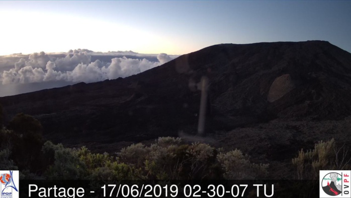 Emerveillement pour les yeux le matin au volcan. METEO REUNION