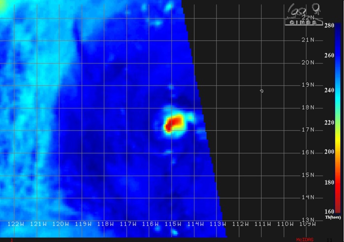 0118UTC: MICROWAVE DEPICT SMALL SYSTEM IN AREAL EXTENT.