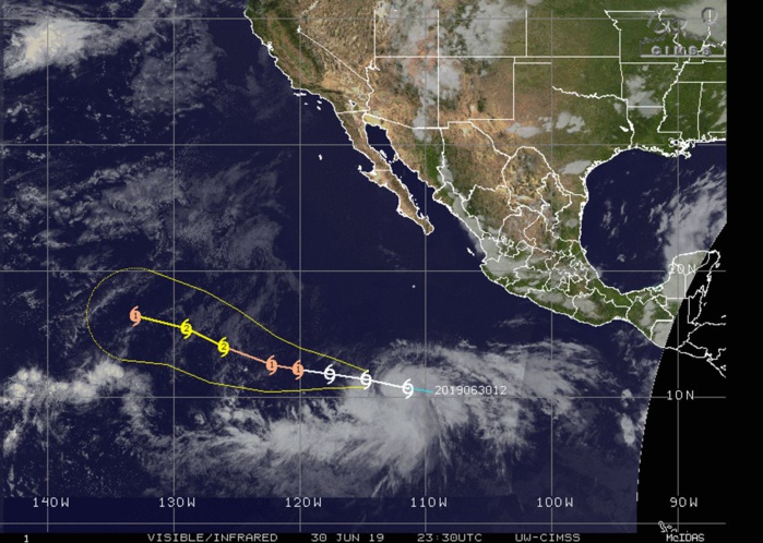 TS BARBARA(02E) forecast to intensify significantly next few days over open seas TS BARBARA(02E) forecast to intensify significantly next few days over open seas