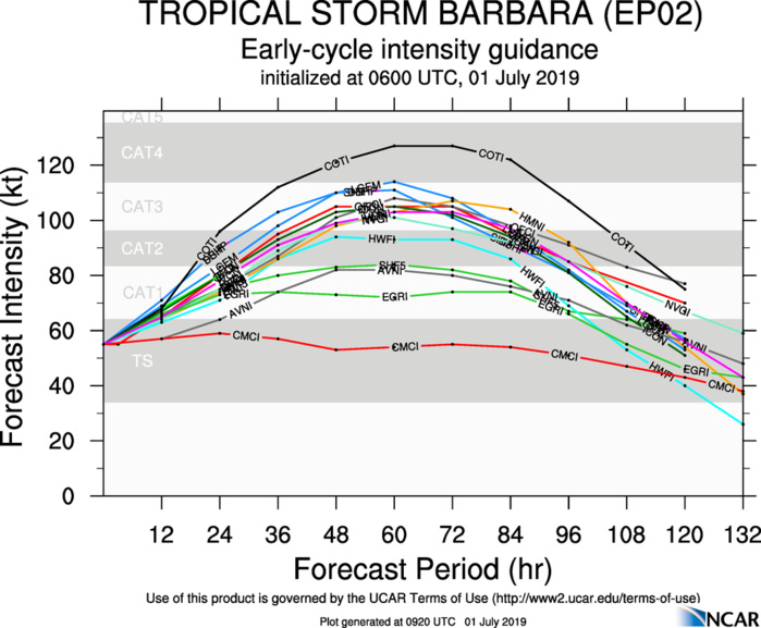 INTENSITY GUIDANCE INTENSITY GUIDANCE