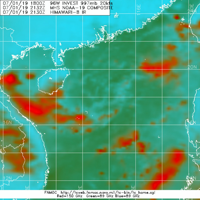2132UTC: MICROWAVE DATA SUGGEST EXPOSED LOW LEVEL CIRCULATION CENTER 2132UTC: MICROWAVE DATA SUGGEST EXPOSED LOW LEVEL CIRCULATION CENTER