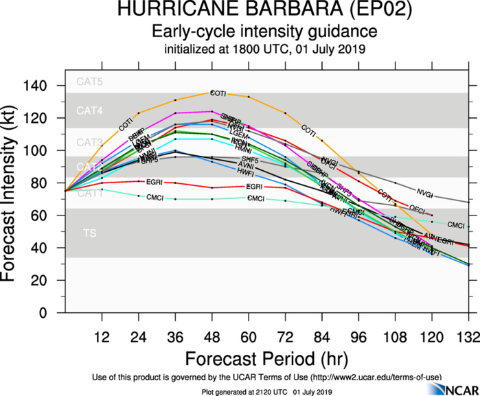INTENSITY GUIDANCE INTENSITY GUIDANCE