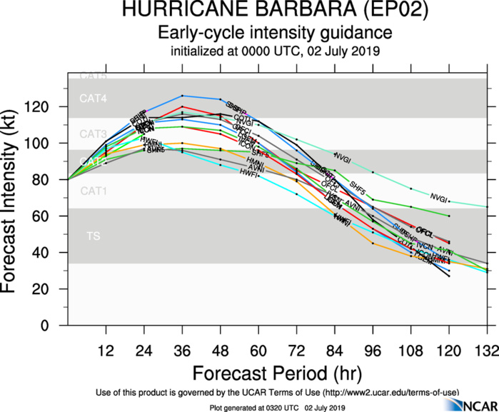 INTENSITY GUIDANCE INTENSITY GUIDANCE