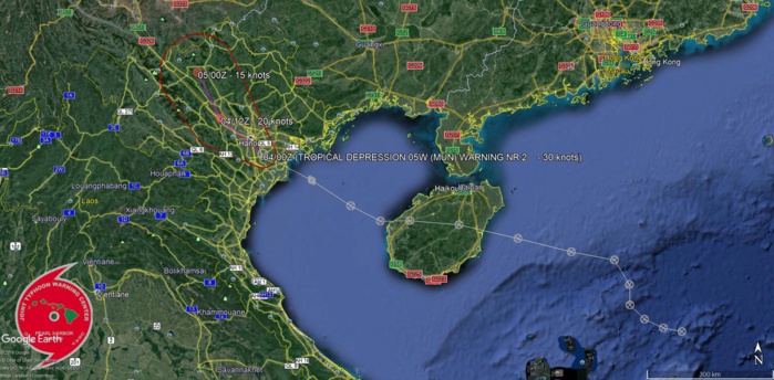 MUN(05W): Final Warning, maximum intensity reached was 35knots. JMV File included MUN(05W): Final Warning, maximum intensity reached was 35knots. JMV File included