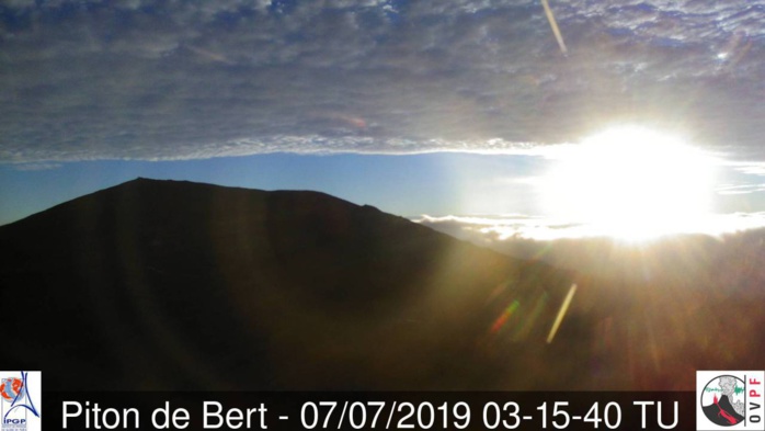 07h05 au volcan. METEO REUNION