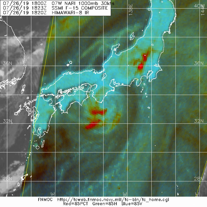 26/1823UTC. THE EXPOSED CENTER IS CLOSE TO MAKING LANDFALL. 26/1823UTC. THE EXPOSED CENTER IS CLOSE TO MAKING LANDFALL.