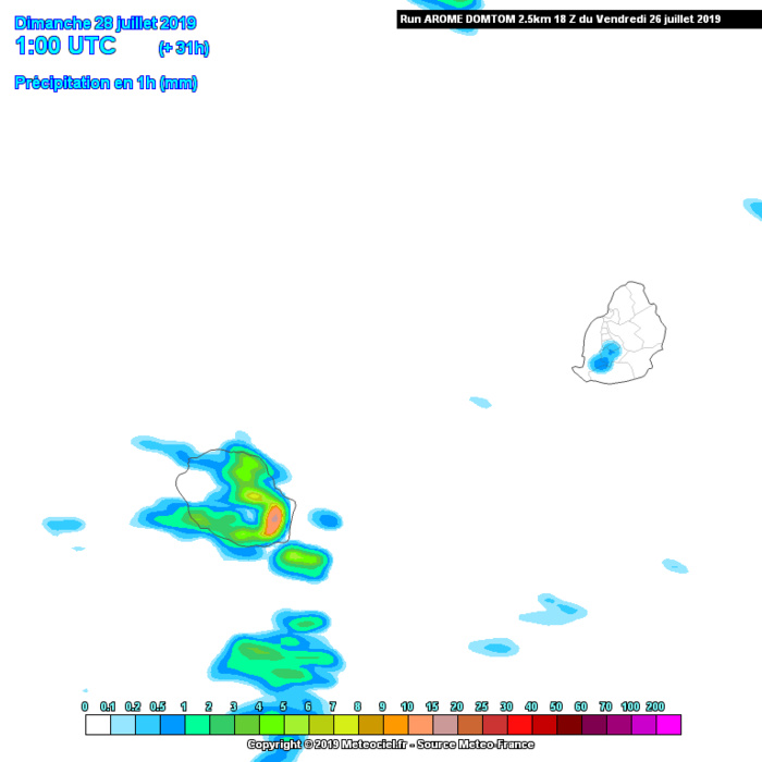 Même si le modèle Arome est peut-être un peu trop agressif il pointe tout de même vers une nuit de Samedi à Dimanche encore une fois humide sur une large moitié Est. A confirmer. METEO FRANCE