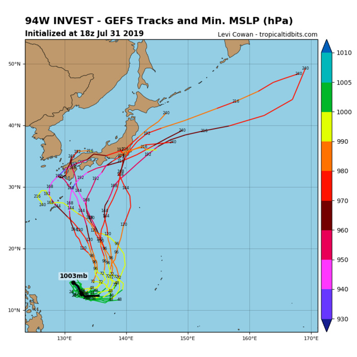 INVEST 94W: GUIDANCE