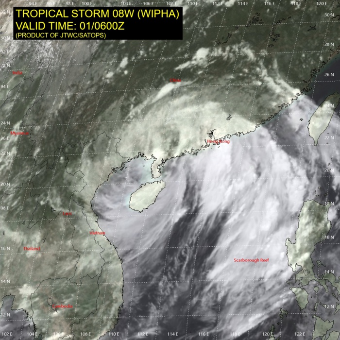 WIPHA(08W): 01/06UTC