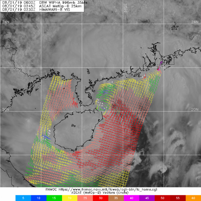WIPHA(08W): 01/0245UTC WIPHA(08W): 01/0245UTC