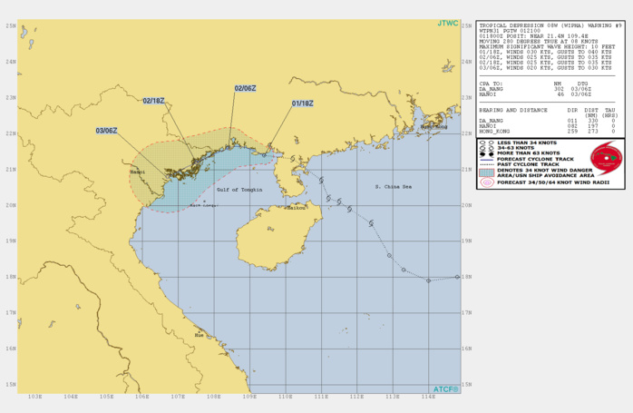 WIPHA(08W): WARNING 9