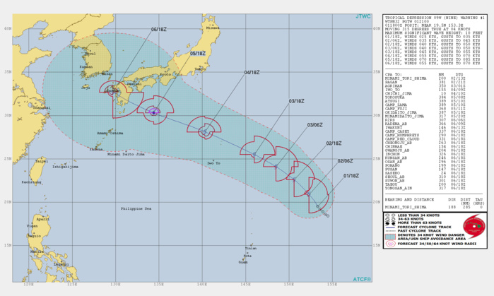 09W: WARNING 1 09W: WARNING 1