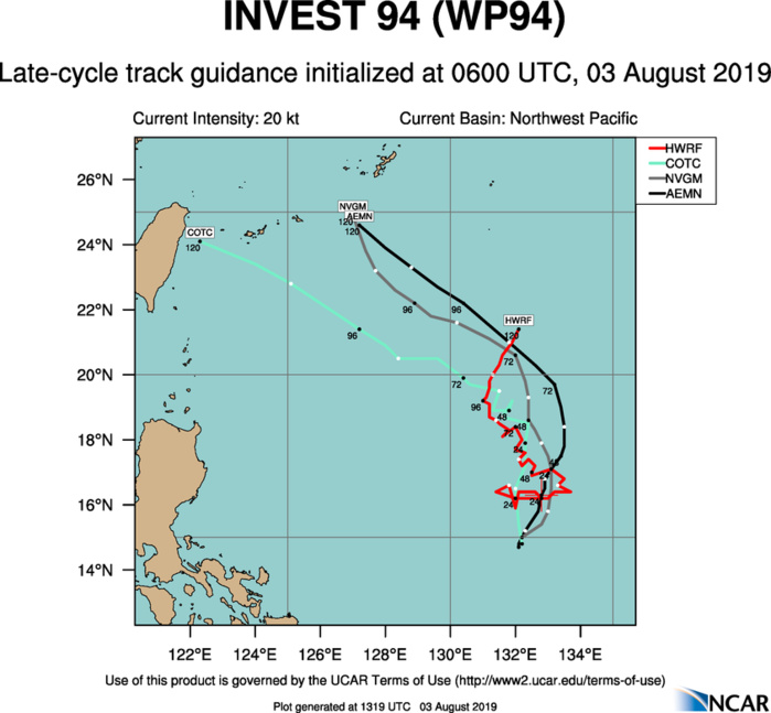 Invest 94W: Tropical Cyclone formation Alert issued Invest 94W: Tropical Cyclone formation Alert issued