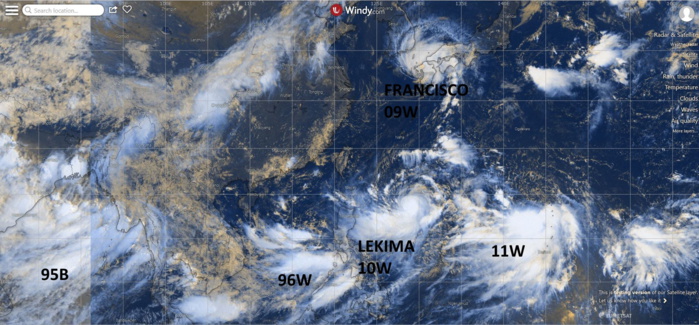 06/02UTC. TROPICS GETTING BUSY