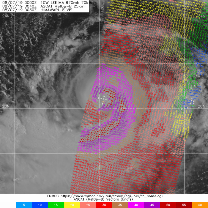 07/0040UTC. LEKIMA(10W)
