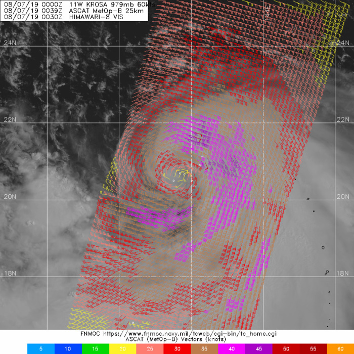 07/0039UTC. KROSA(11W) 07/0039UTC. KROSA(11W)
