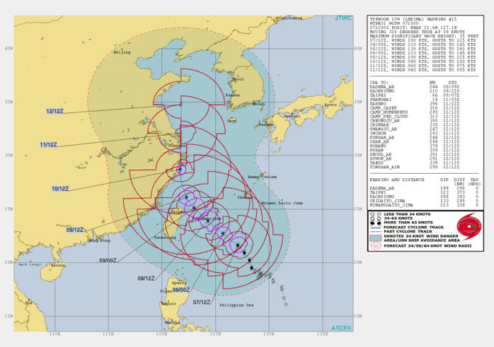 10W: WARNING 15/JTWC 10W: WARNING 15/JTWC