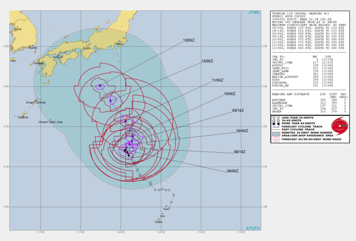 KROSA(11W): WARNING 11. INTENSITY HAS PROBABLY PEAKED