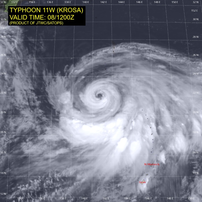 08/12UTC: KROSA(11W) 08/12UTC: KROSA(11W)