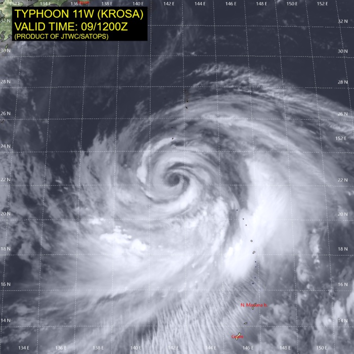 09/12UTC. KROSA(11W) 09/12UTC. KROSA(11W)