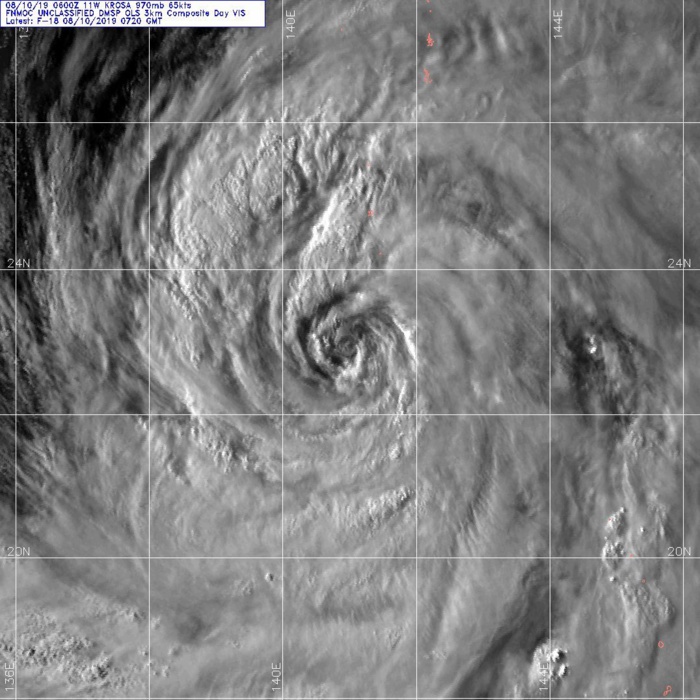 10/0720UTC. KROSA(11W) 10/0720UTC. KROSA(11W)