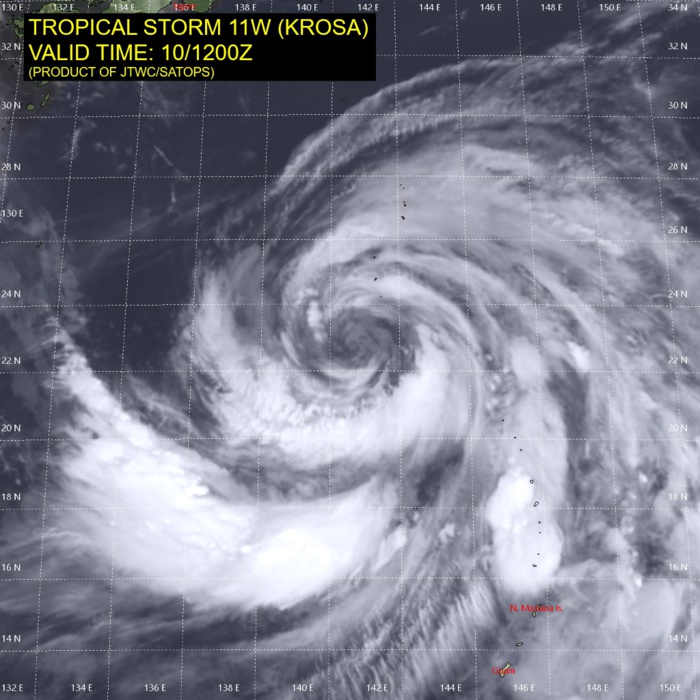 10/12UTC. KROSA(11W) 10/12UTC. KROSA(11W)