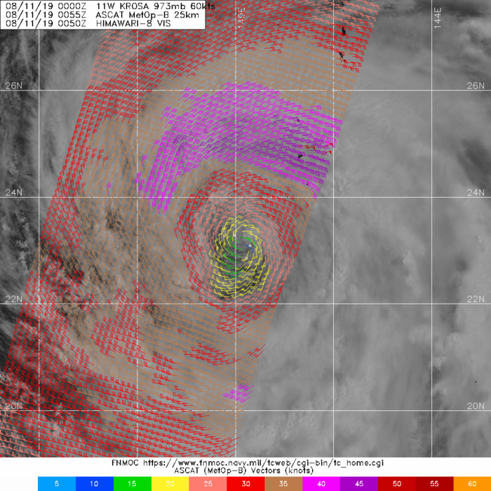 11/0055UTC. KROSA(11W) 11/0055UTC. KROSA(11W)