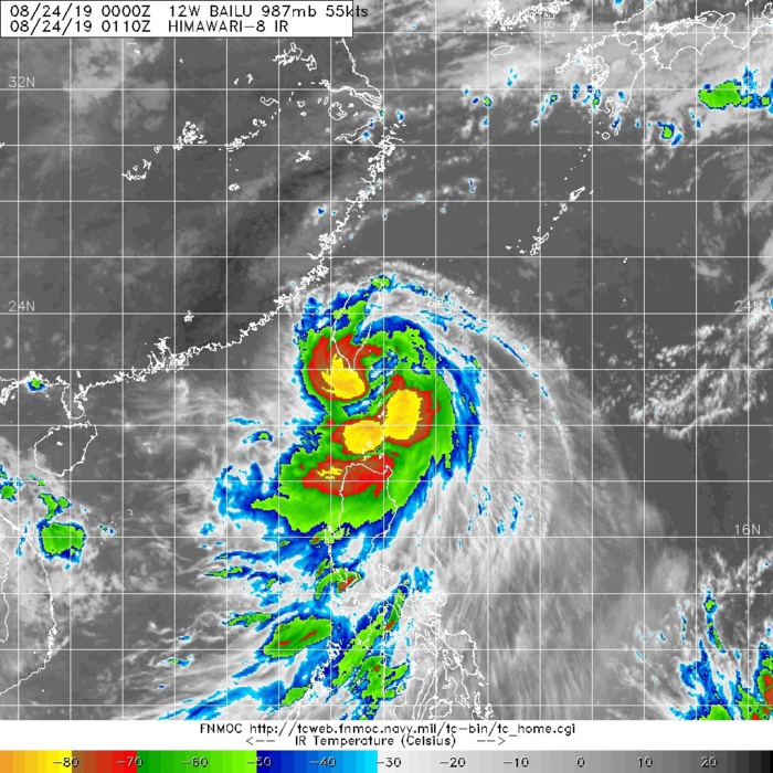 24/0110UTC.BAILU(12W). 24/0110UTC.BAILU(12W).