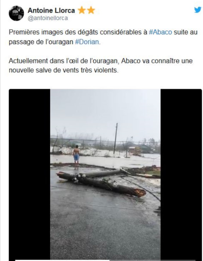 [VIDEO] Le Super Ouragan "DORIAN" sème le chaos aux Bahamas 