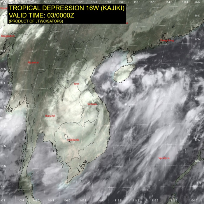 16W: 03/00UTC 16W: 03/00UTC