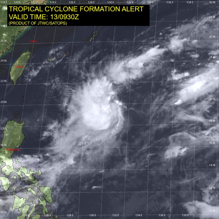 13/0930UTC: INVEST 95W 13/0930UTC: INVEST 95W