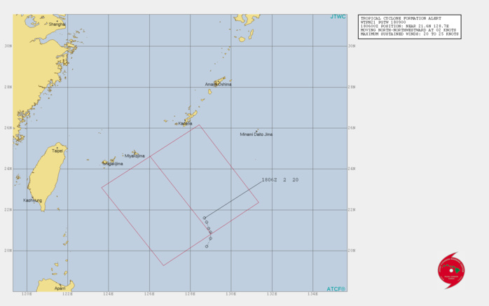 Invest 95W: Tropical Cyclone Formation Alert