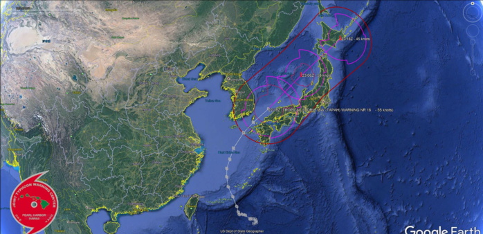 18W: FINAL WARNING. PEAK INTENSITY WAS 60KNOTS 18W: FINAL WARNING. PEAK INTENSITY WAS 60KNOTS