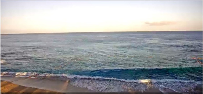 Filet de protection en place à Boucan Canot. METEO REUNION Filet de protection en place à Boucan Canot. METEO REUNION