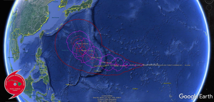 Invest 93W is now TD 20W: fast developing system with high potential