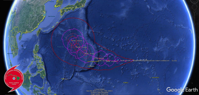 Invest 93W is now TD 20W: fast developing system with high potential